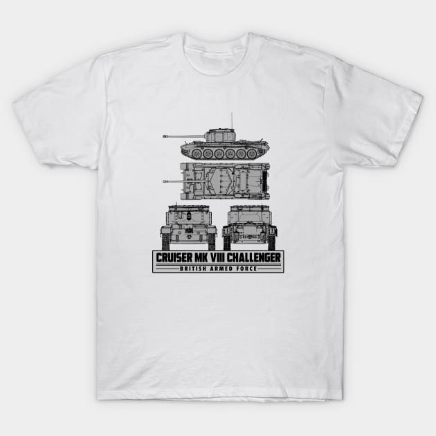 CRUISER CHALLANGER  TANK T-Shirt by theanomalius_merch